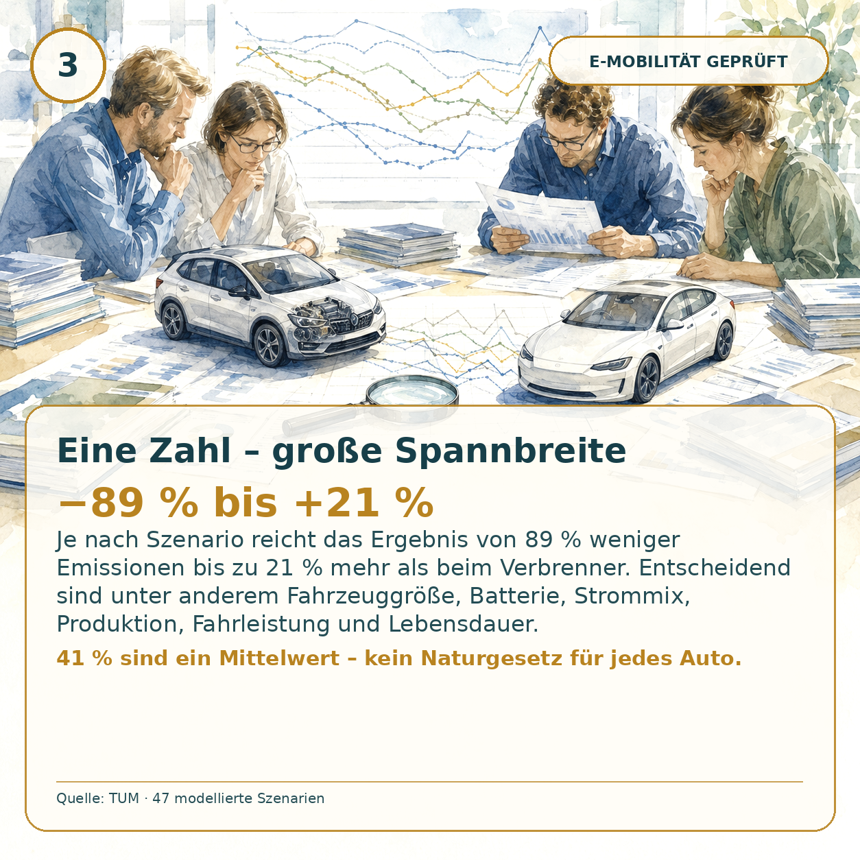 Schaubild 3 der Reihe „E Auto TUM Studie“