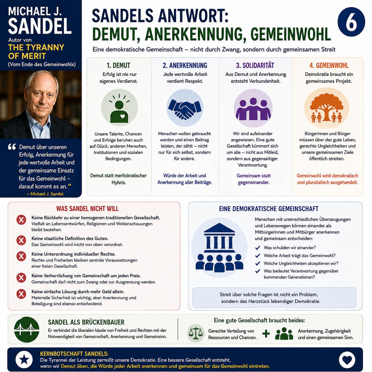 Schaubild 6 der Reihe „MICHAEL SANDEL: WARUM LEISTUNG ALLEIN KEINE GERECHTE GESELLSCHAFT SCHAFFT“