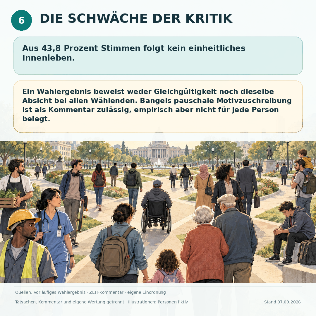 Schaubild 7 der Reihe „EMPATHIE OHNE VERHARMLOSUNG“