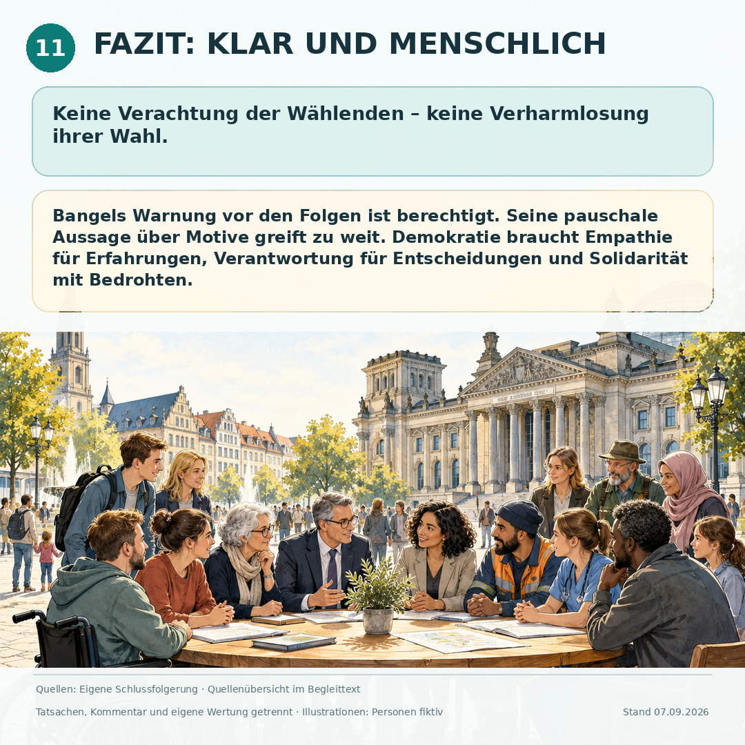 Schaubild 12 der Reihe „EMPATHIE OHNE VERHARMLOSUNG“