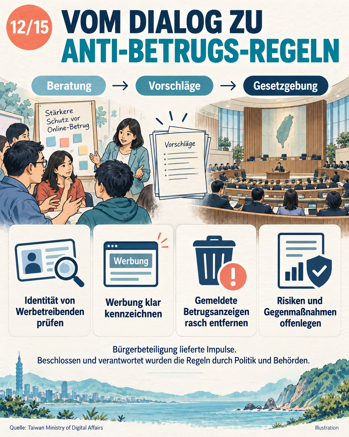 Schaubild 13 der Reihe „AUDREY TANG UND DIE FRAGE WER UNSERE ALGORITHMEN KONTROLLIERT“